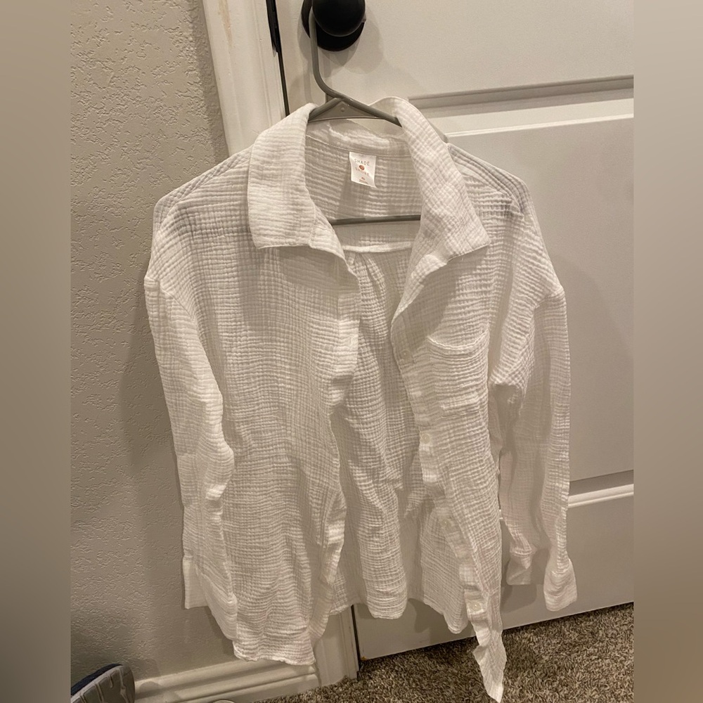 Target White Button Up